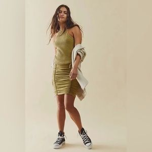 New Free People × FP ONE
Katya Thermal Mini Dress - Dusted Military